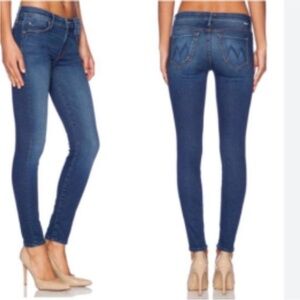Mother The Charmer Skinny Jeans in Dance of the Mockingbird size 28. Like new.